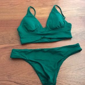 Forest green L*space bikini